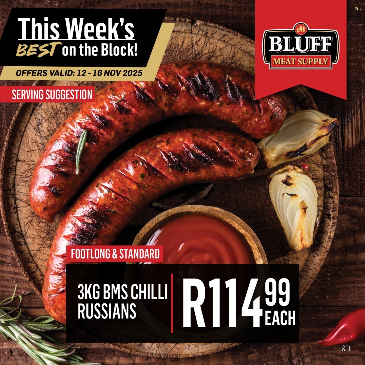 BLUFF MEAT SUPPLY specials - From Wednesday 12 Nov 2025 (2025-11-12 - 2025-11-16) | 6