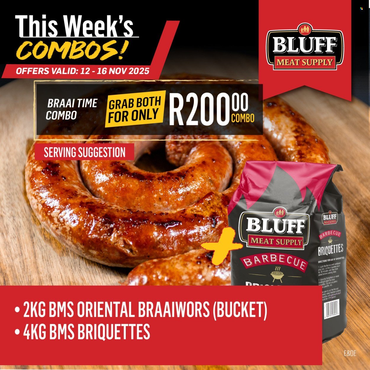 BLUFF MEAT SUPPLY specials - From Wednesday 12 Nov 2025 (2025-11-12 - 2025-11-16) | 10