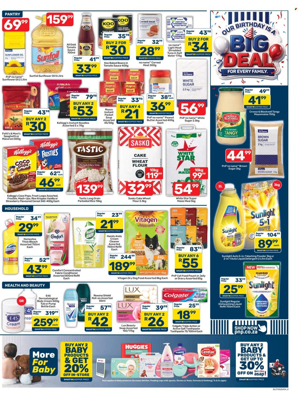 PICK N PAY specials - Birthday Specials