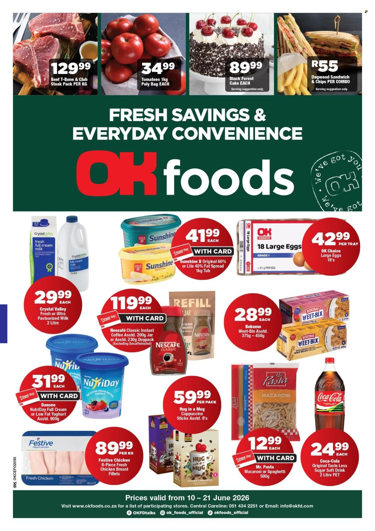 OK FOODS specials - From Wednesday 10 Jun 2026