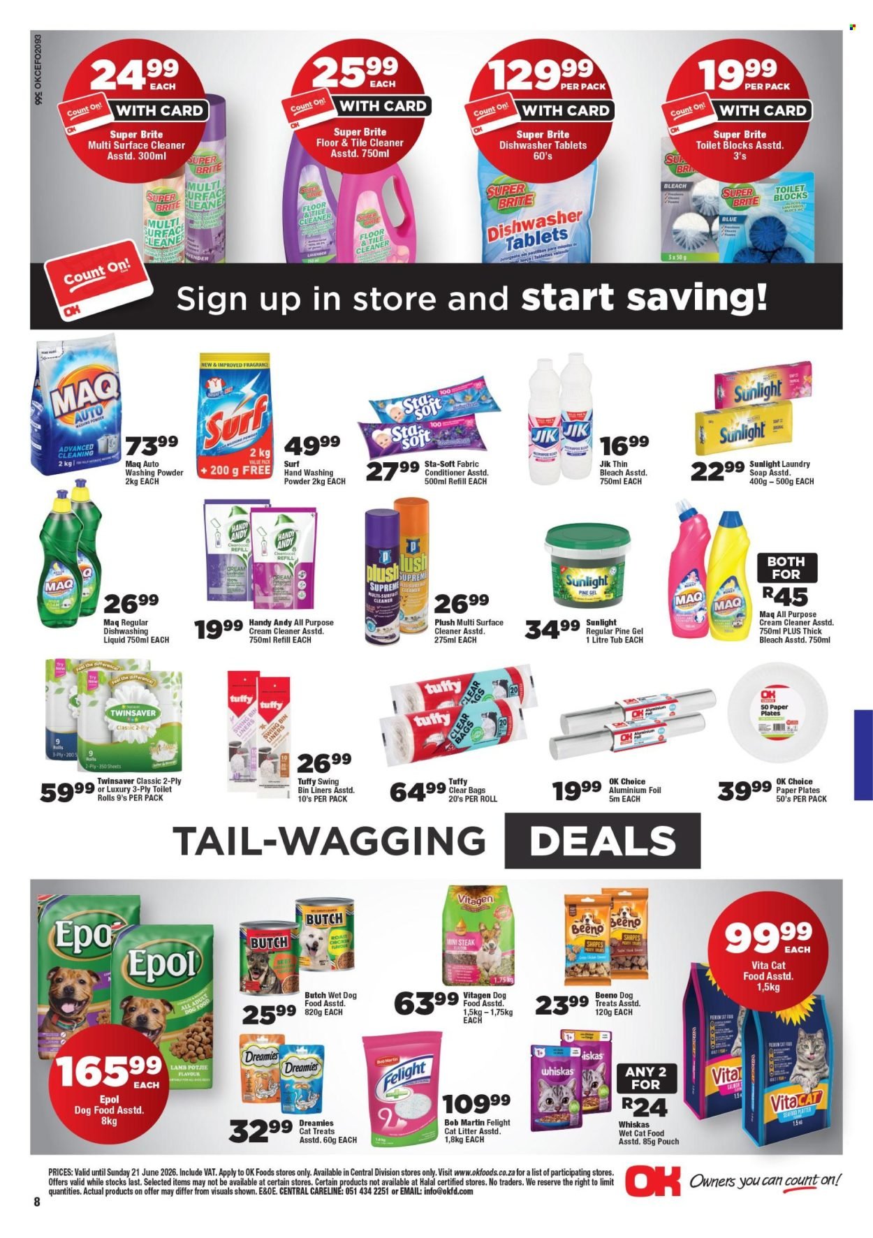 OK FOODS specials - From Wednesday 10 Jun 2026
