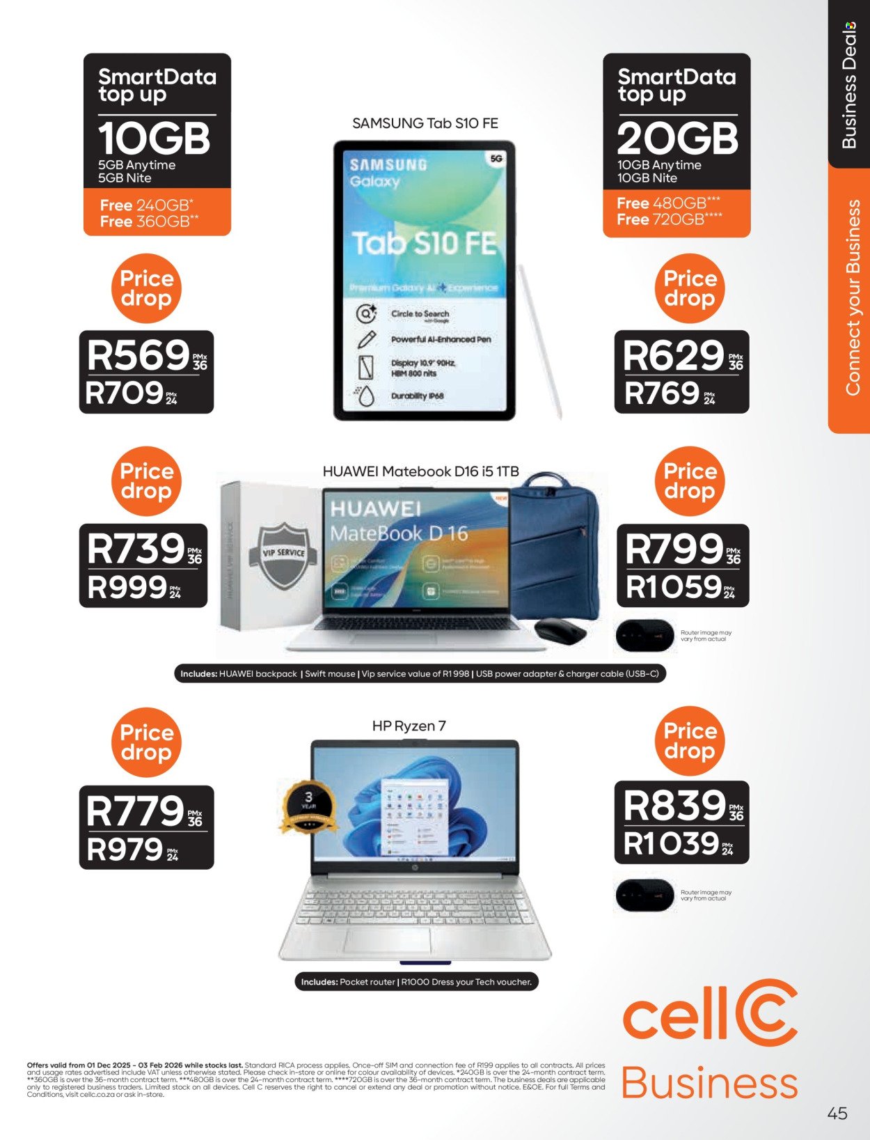 CELL C specials - The Connector Book (2025-12-01 - 2026-02-03) | 47