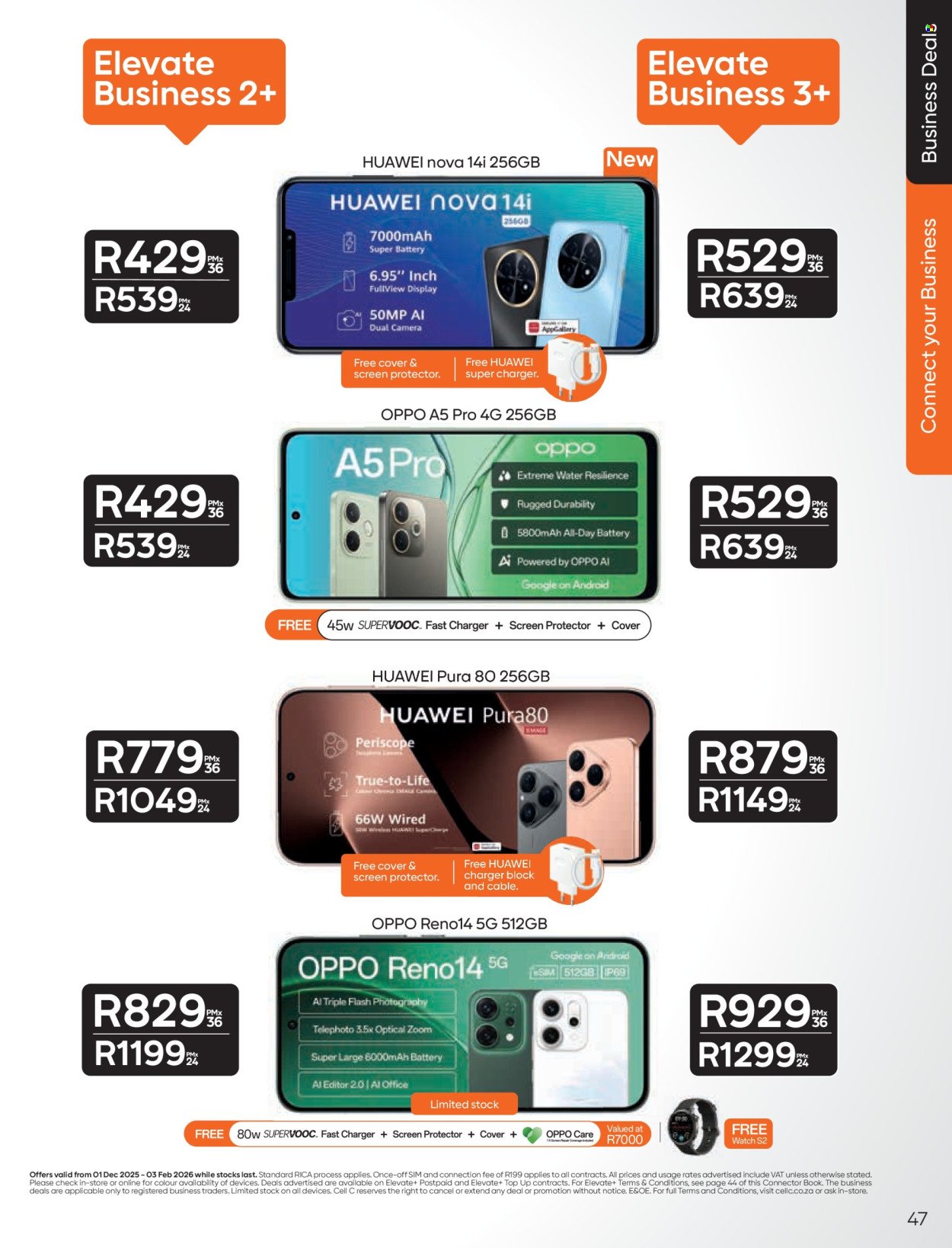 CELL C specials - The Connector Book (2025-12-01 - 2026-02-03) | 49