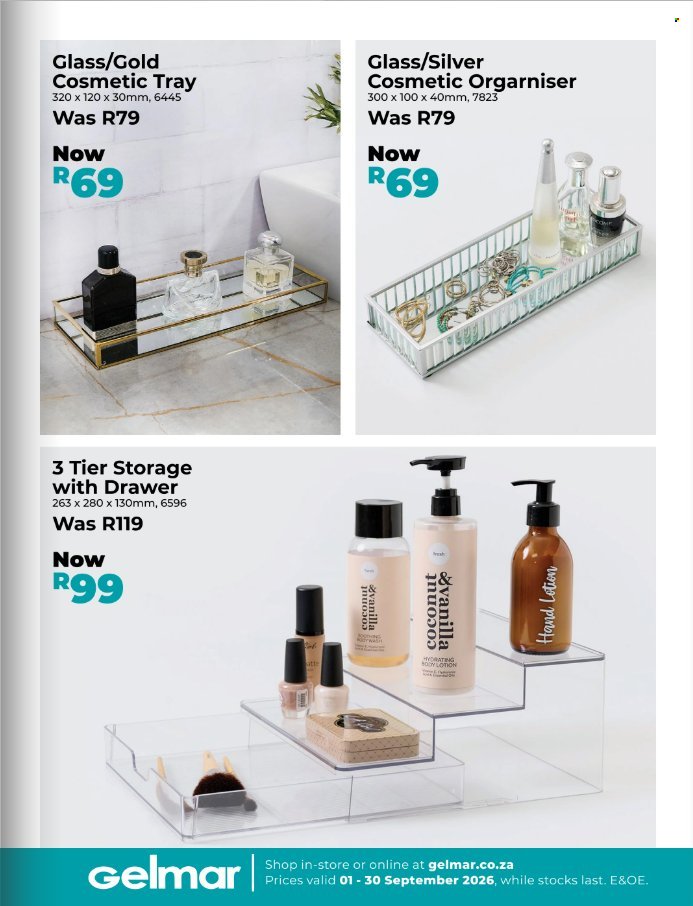 GELMAR specials - From Tuesday 1 Sept 2026