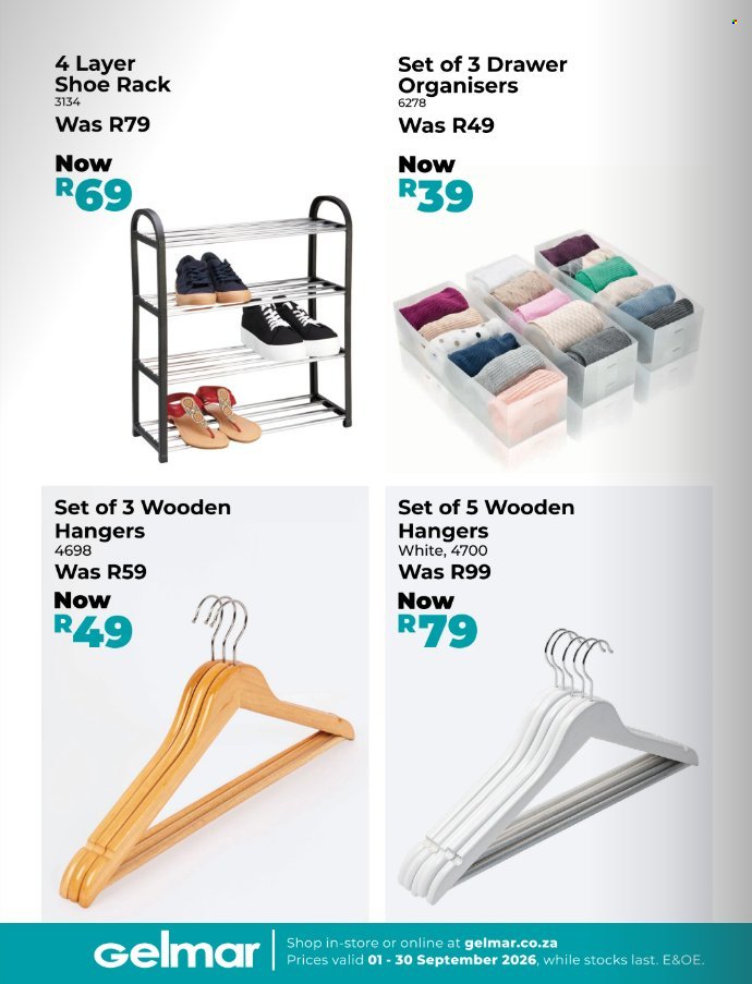 GELMAR specials - From Tuesday 1 Sept 2026