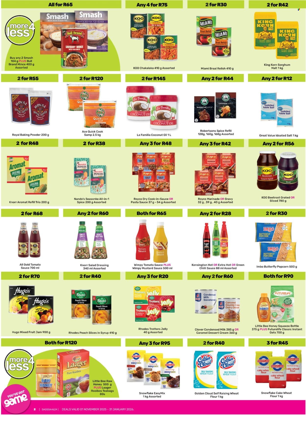 GAME specials - More 4 Less (2025-11-01 - 2026-01-31) | 2
