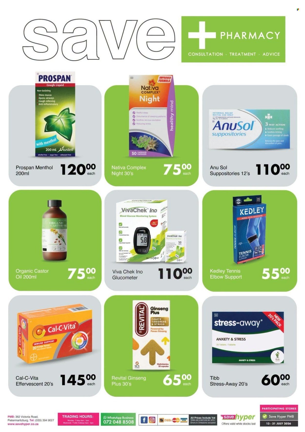 SAVE specials - From Monday 13 Jul 2026