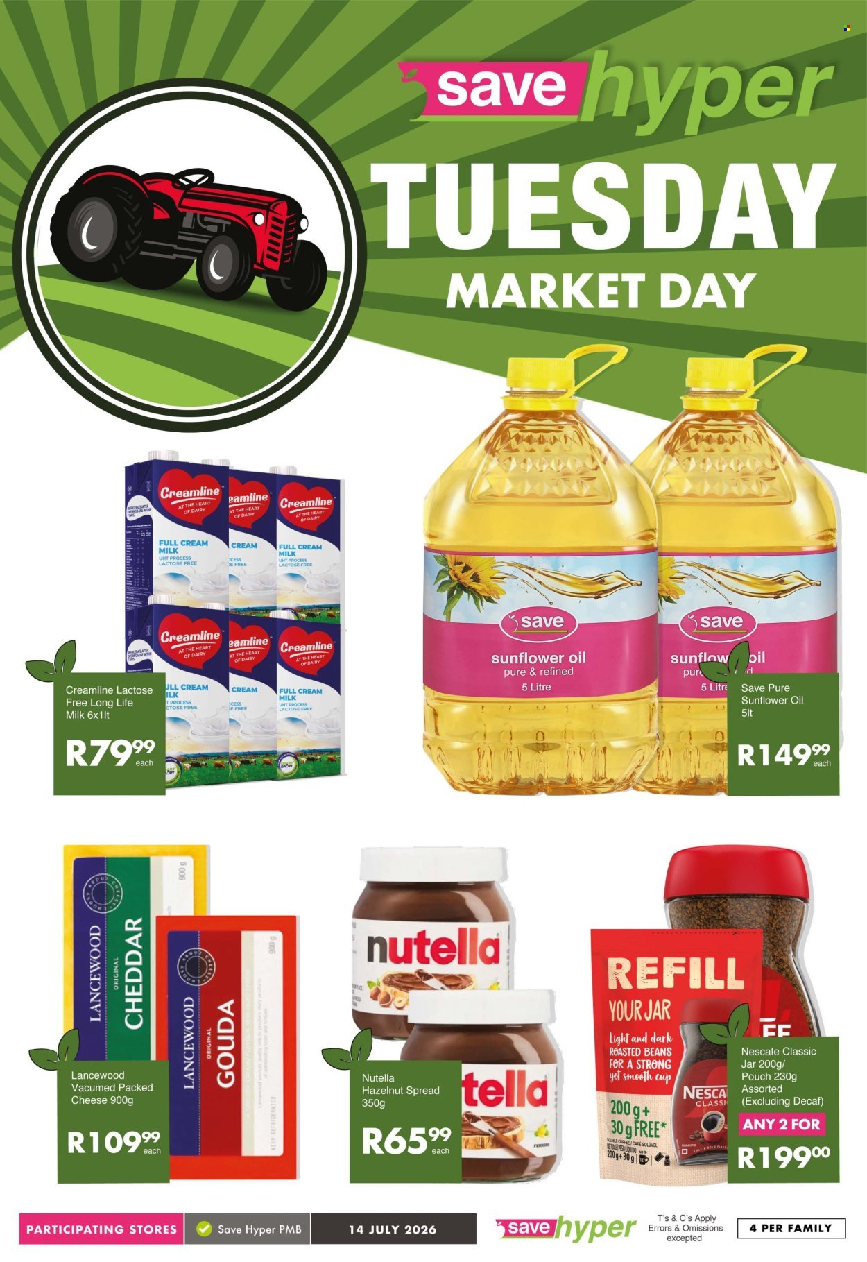 SAVE specials - From Tuesday 14 Jul 2026