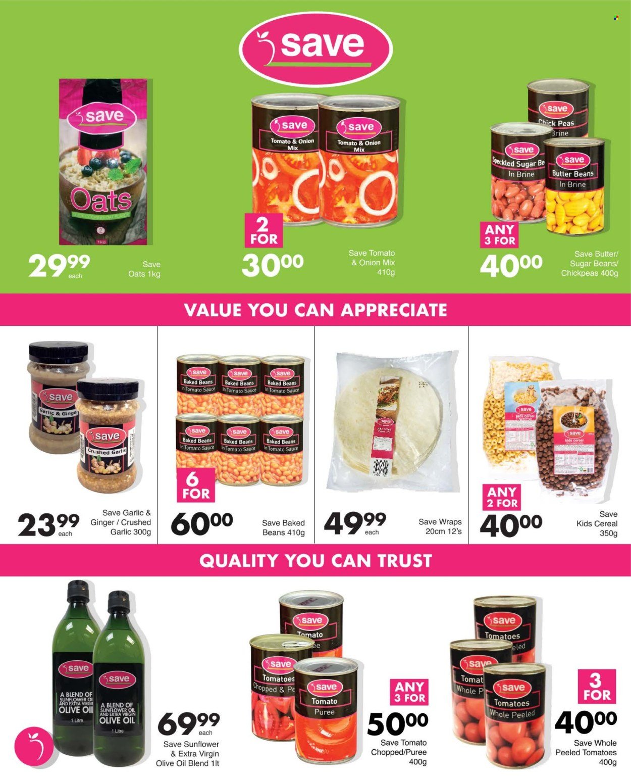 SAVE specials - From Thursday 27 Aug 2026
