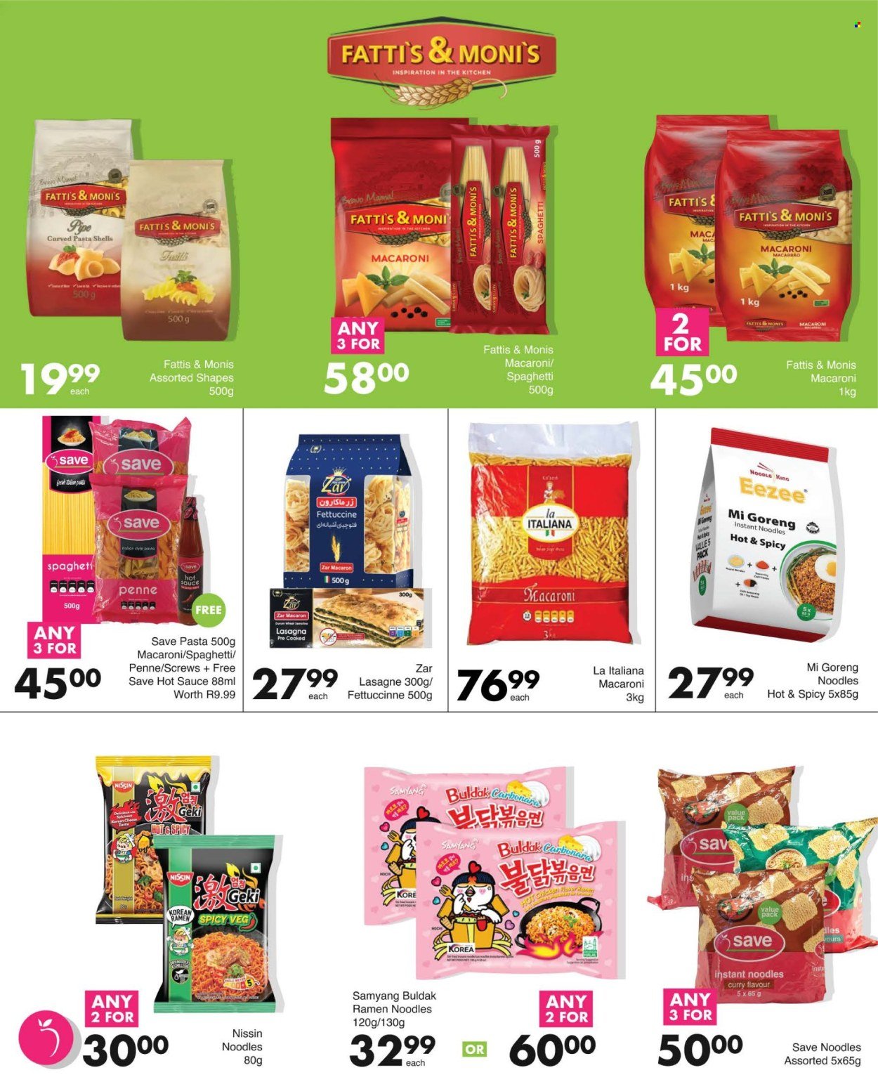 SAVE specials - From Thursday 27 Aug 2026