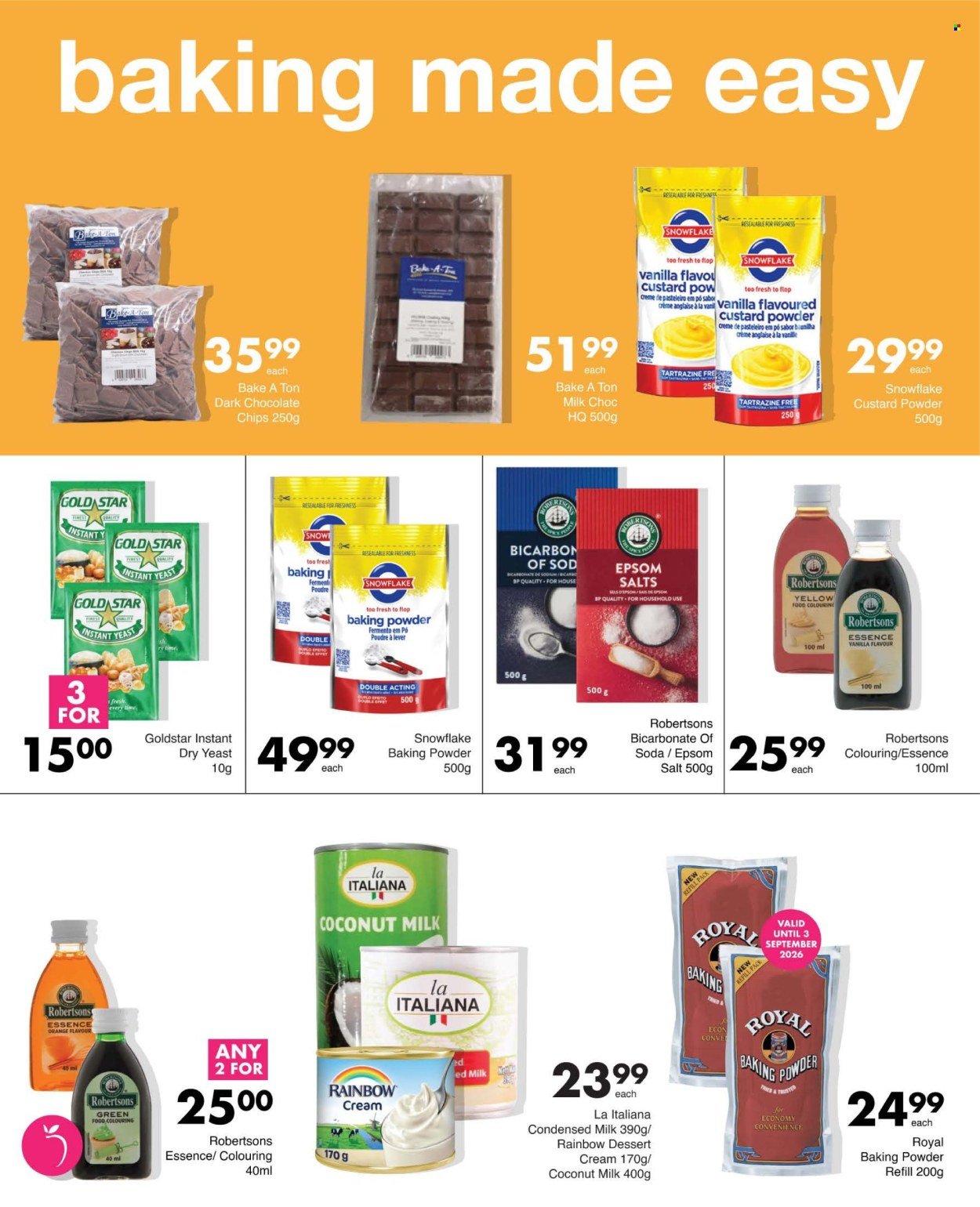 SAVE specials - From Thursday 27 Aug 2026