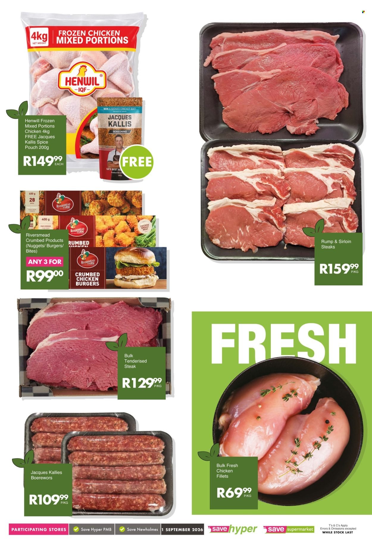 SAVE specials - From Tuesday 1 Sept 2026