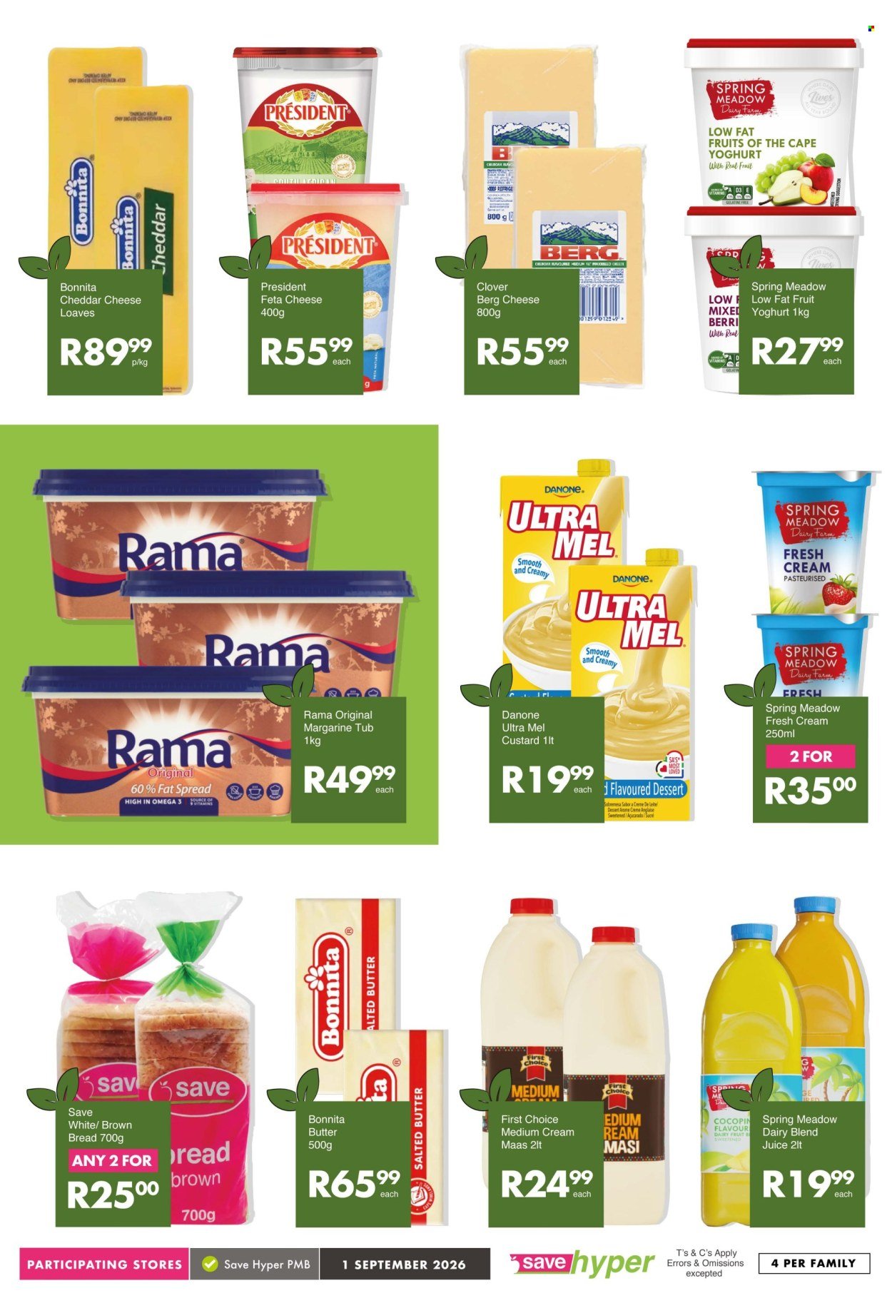 SAVE specials - From Tuesday 1 Sept 2026
