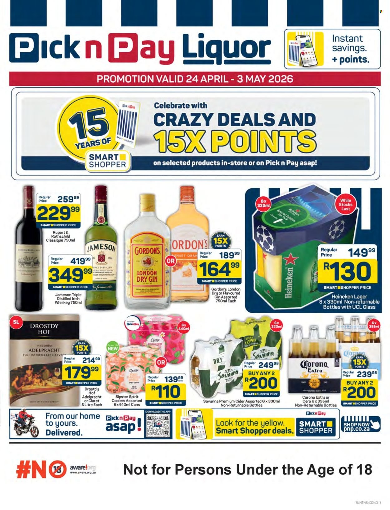 PICK N PAY specials - Liquor Specials (2026-04-24 - 2026-05-03) | 1