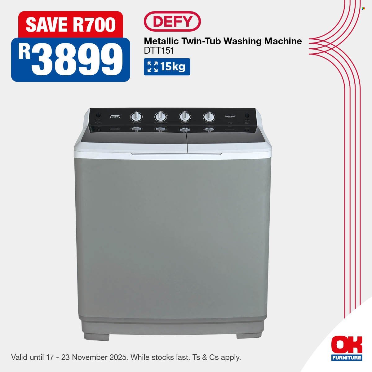 OK FURNITURE specials - From Monday 17 Nov 2025 (2025-11-17 - 2025-11-23) | 5