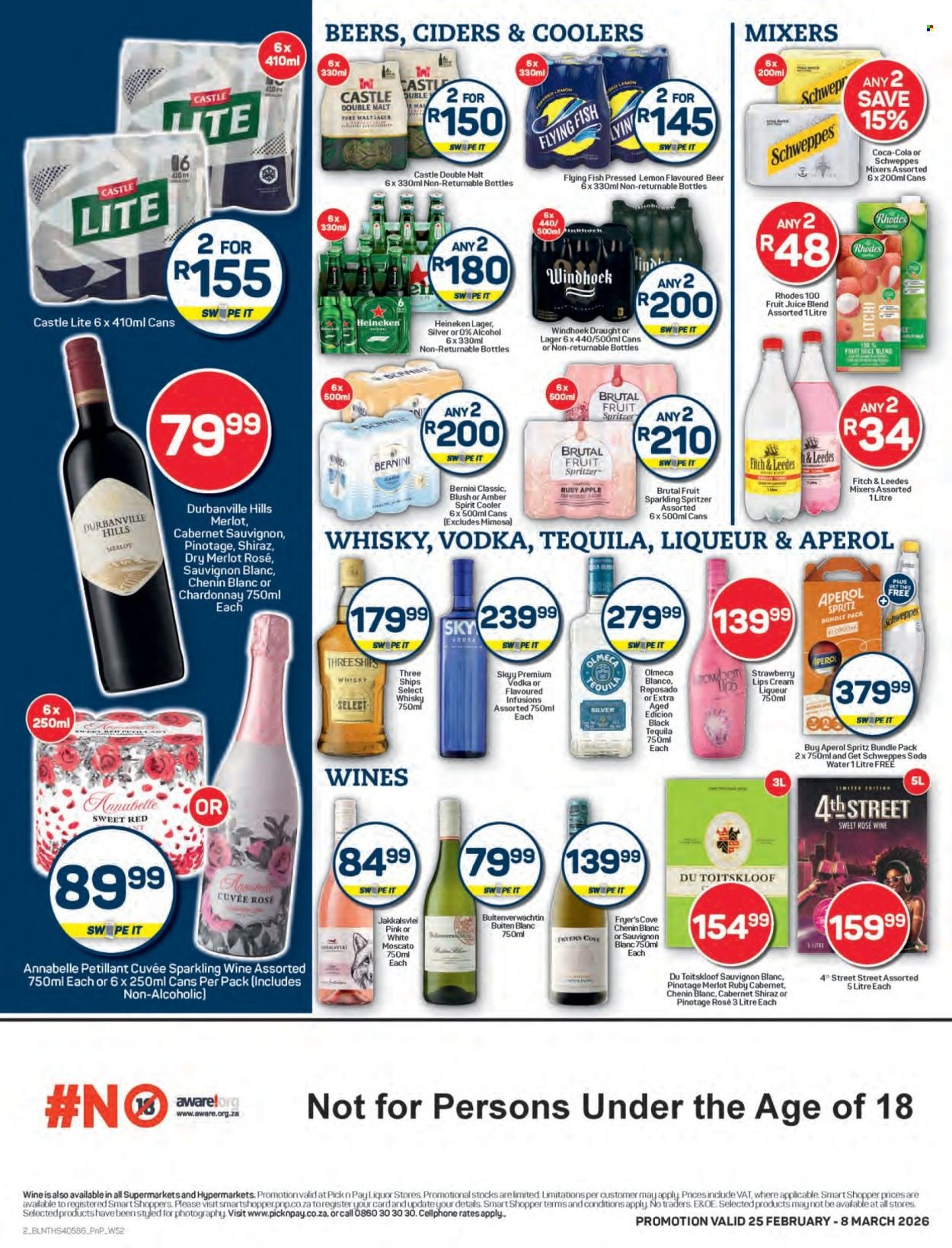 PICK N PAY specials - Liquor Specials (2026-02-25 - 2026-03-08) | 2