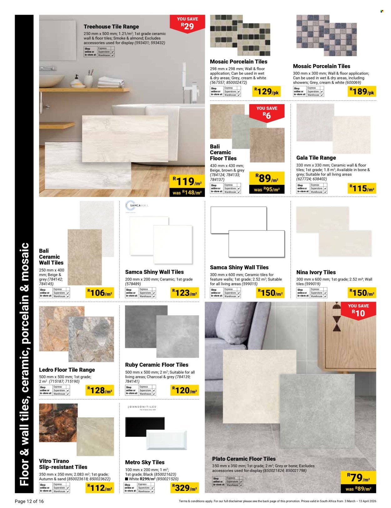 BUILDERS specials - Bathroom and Flooring (2026-03-03 - 2026-03-13) | 12
