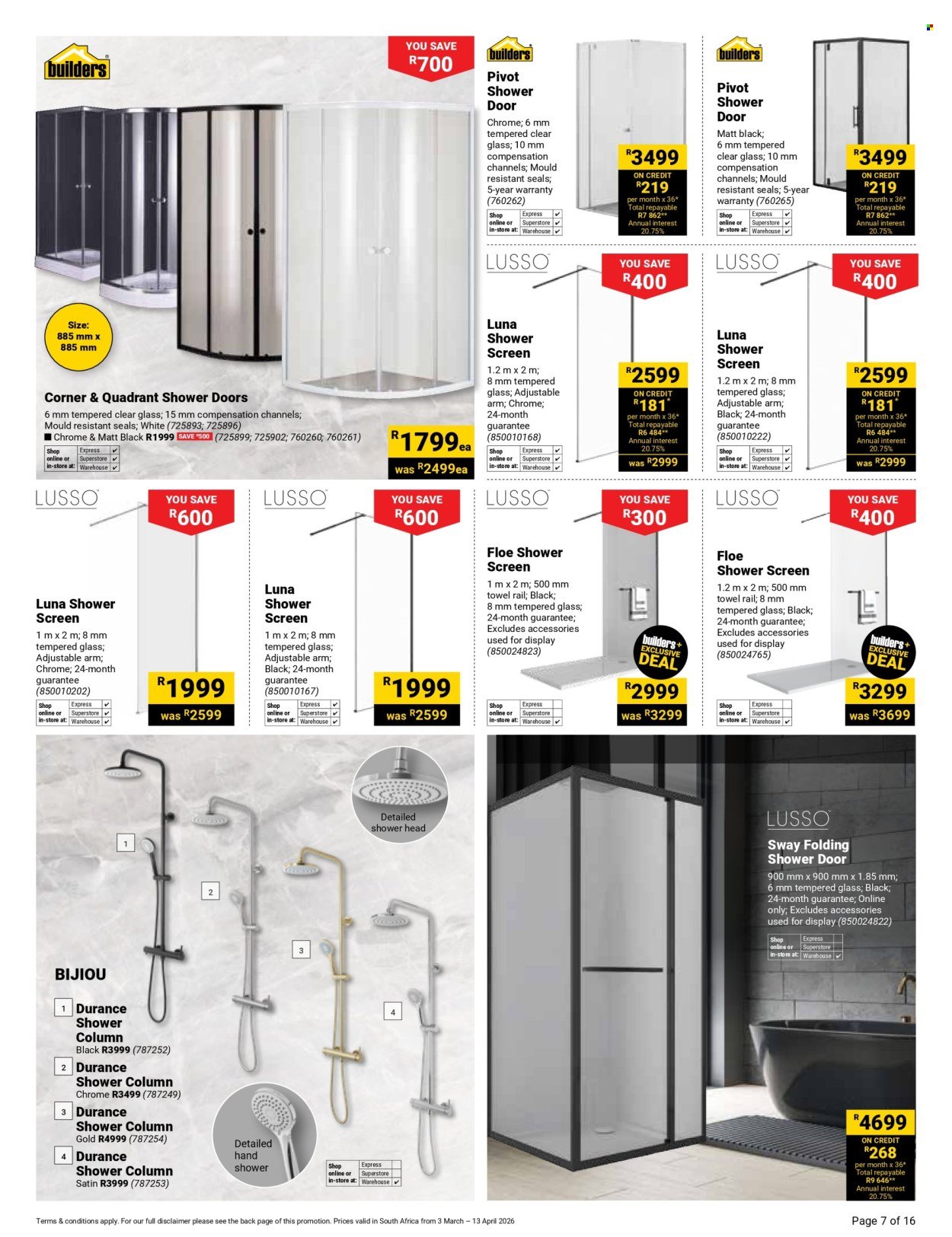 BUILDERS specials - Bathroom and Flooring (2026-03-03 - 2026-03-13) | 7