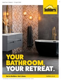 BUILDERS specials - Bathroom and Flooring (2026-03-03 - 2026-03-13)