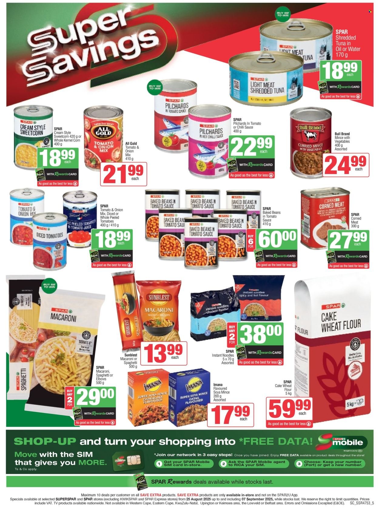 SPAR specials - Specials (2025-08-25 - 2025-09-07) | 5