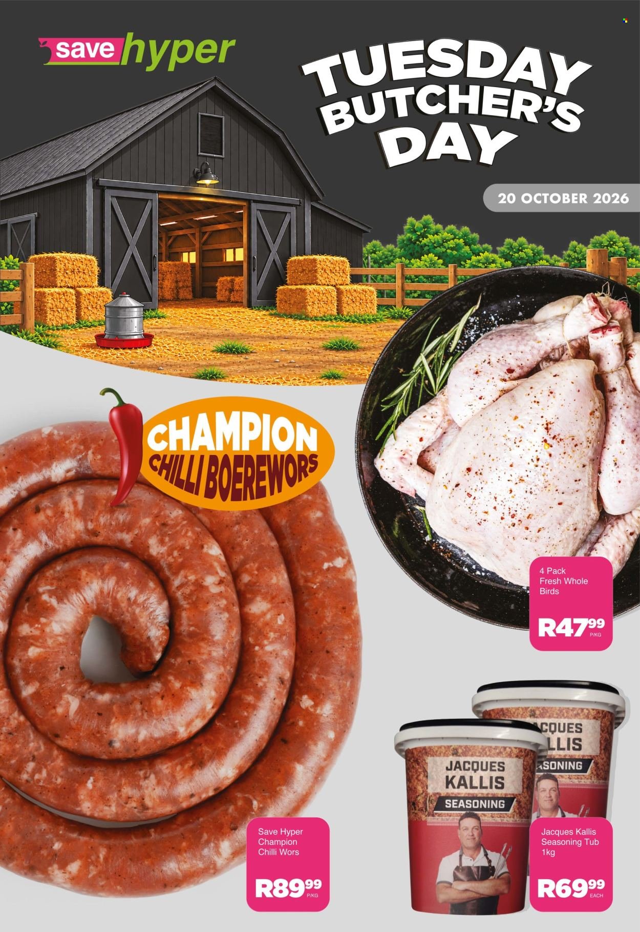 SAVE specials - From Tuesday 20 Oct 2026