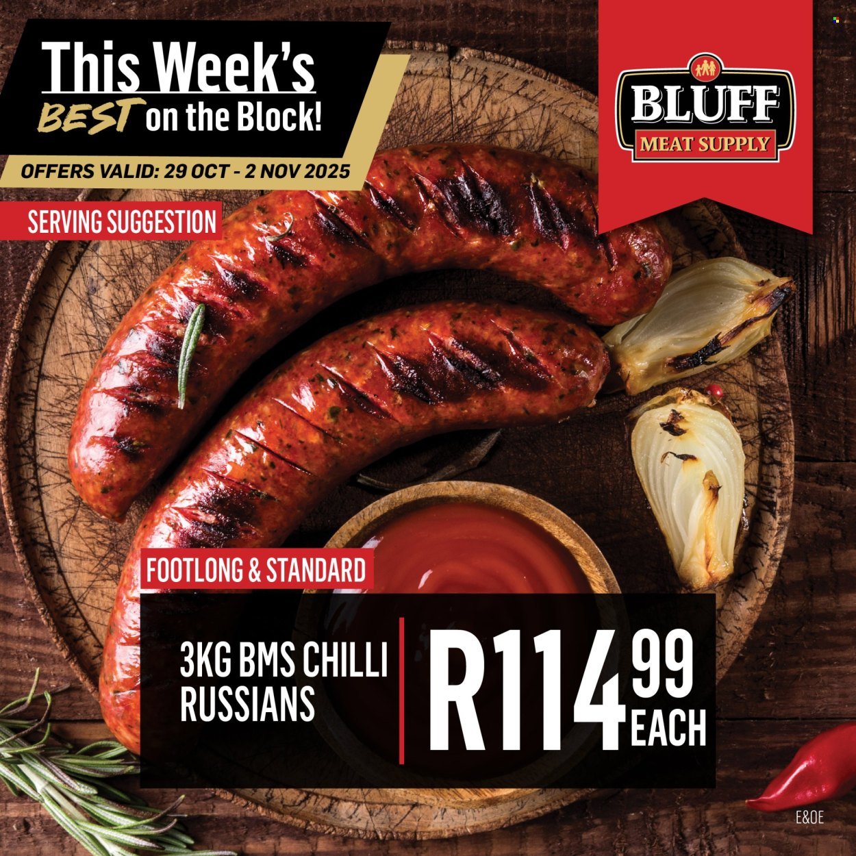 BLUFF MEAT SUPPLY specials - From Wednesday 29 Oct 2025 (2025-10-29 - 2025-11-02) | 7
