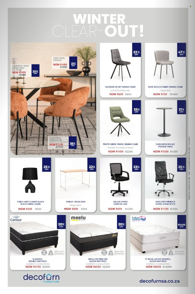 DECOFURN FURNITURE specials - August 2025 (2025-08-11) | 2