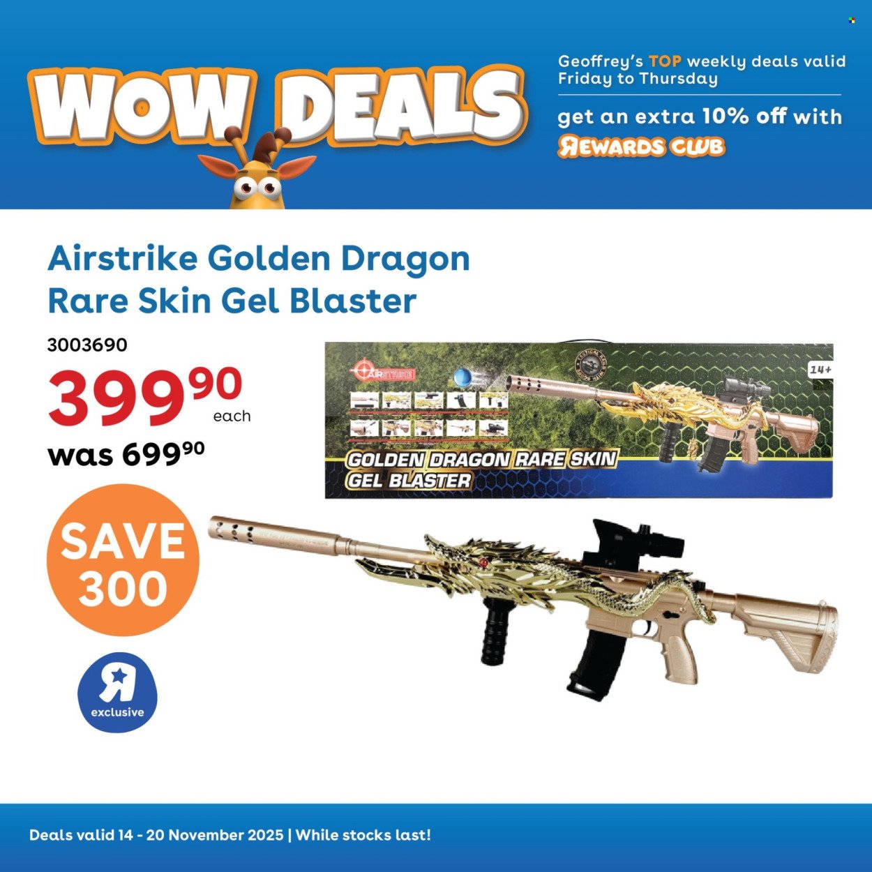 TOYS R US specials - From Friday 14 Nov 2025 (2025-11-14 - 2025-11-20) | 3