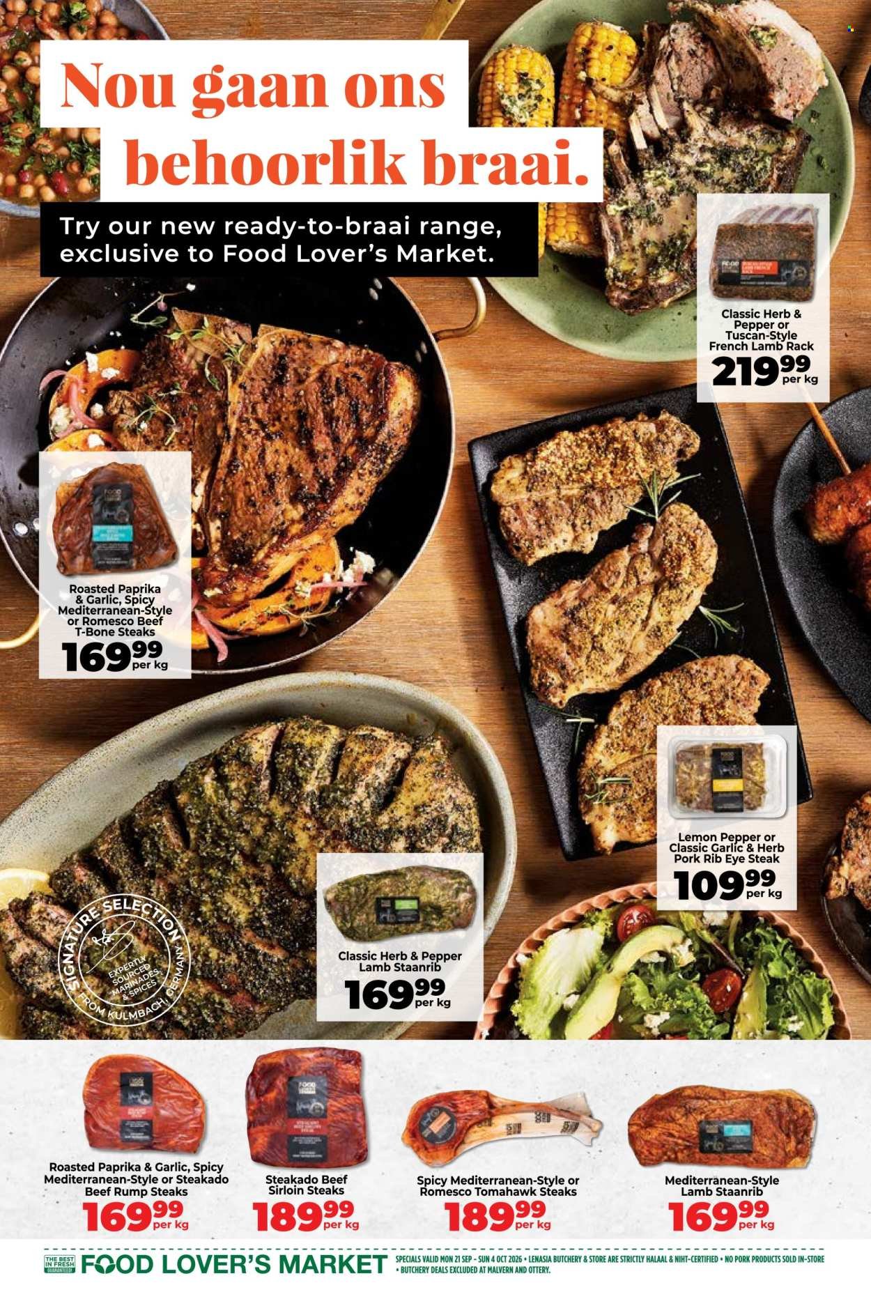 FOOD LOVER'S MARKET specials - From Monday 21 Sept 2026