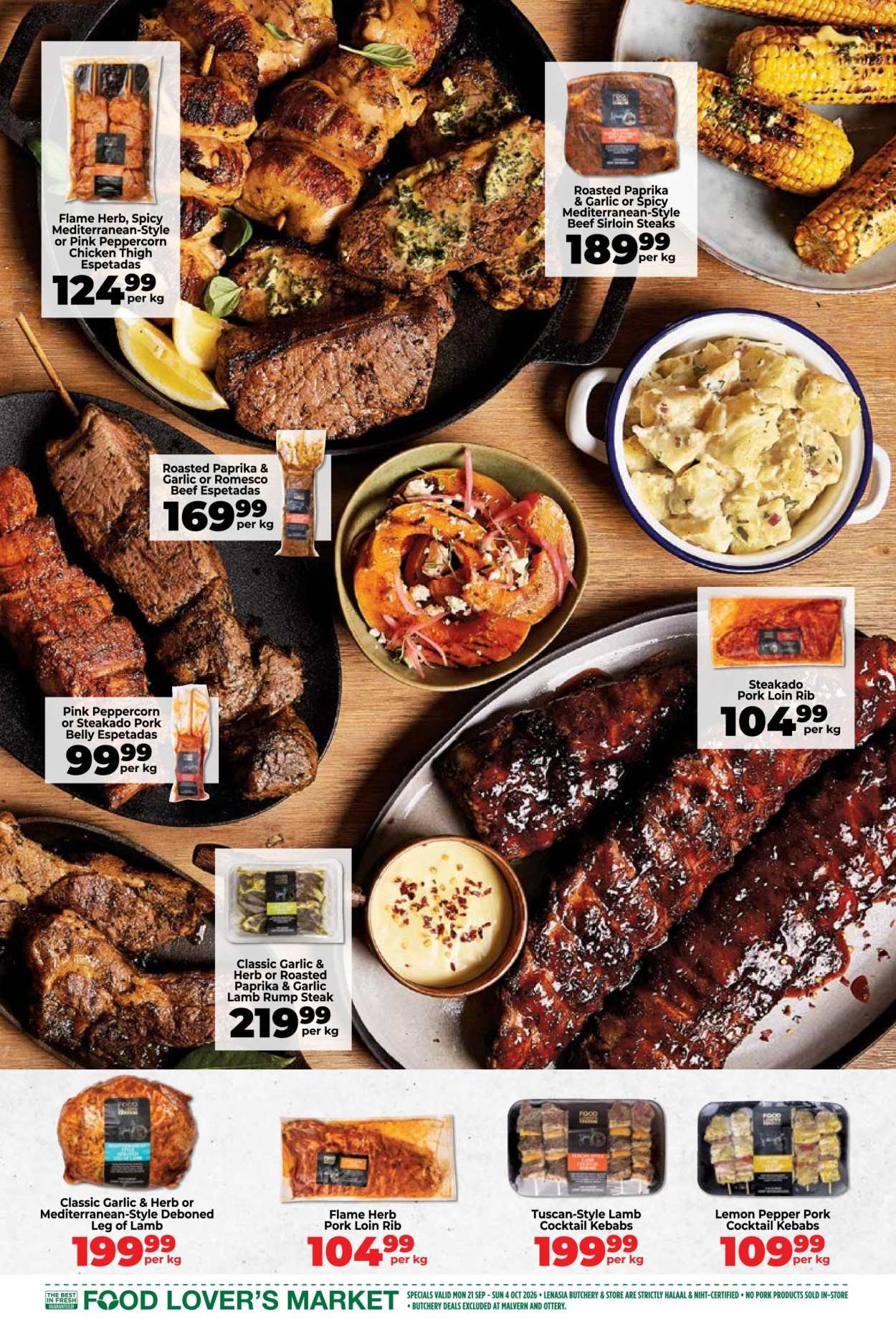 FOOD LOVER'S MARKET specials - From Monday 21 Sept 2026