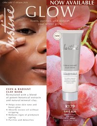 JUSTINE specials - EVEN & RADIANT CLAY MASK