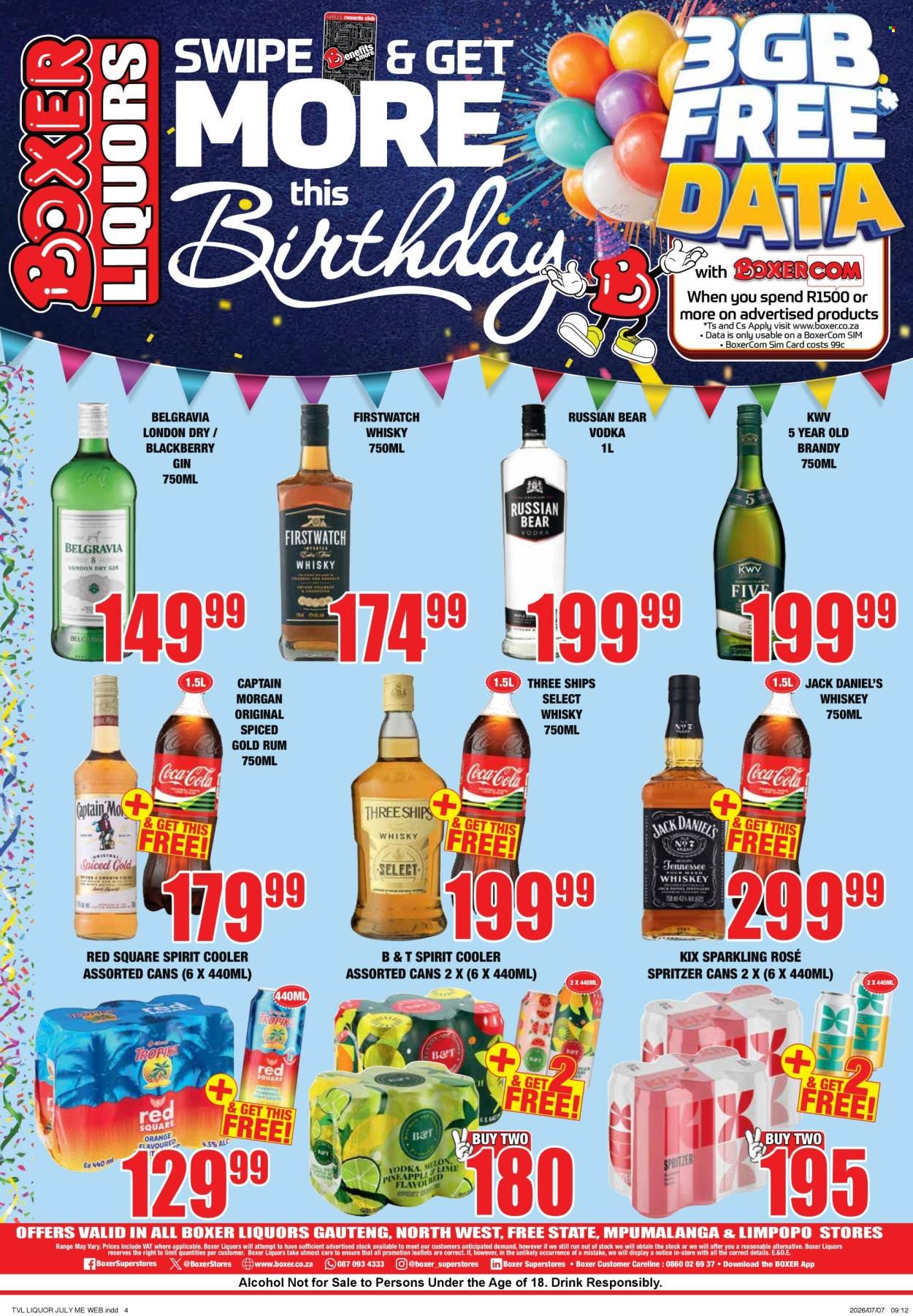 BOXER specials - GP July ME Liquor