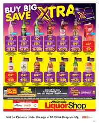 SHOPRITE specials - Wholesale LiquorShop Deals Selected Stores (2026-01-05 - 2026-01-18)