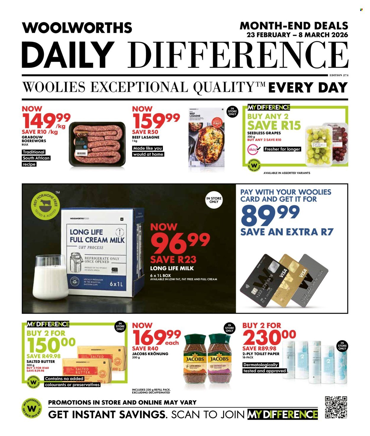 WOOLWORTHS specials - Daily Difference (2026-02-23 - 2026-03-08) | 1