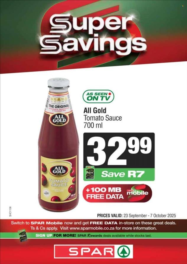 SPAR specials - National Leaflet (2025-09-23 - 2025-10-07) | 2