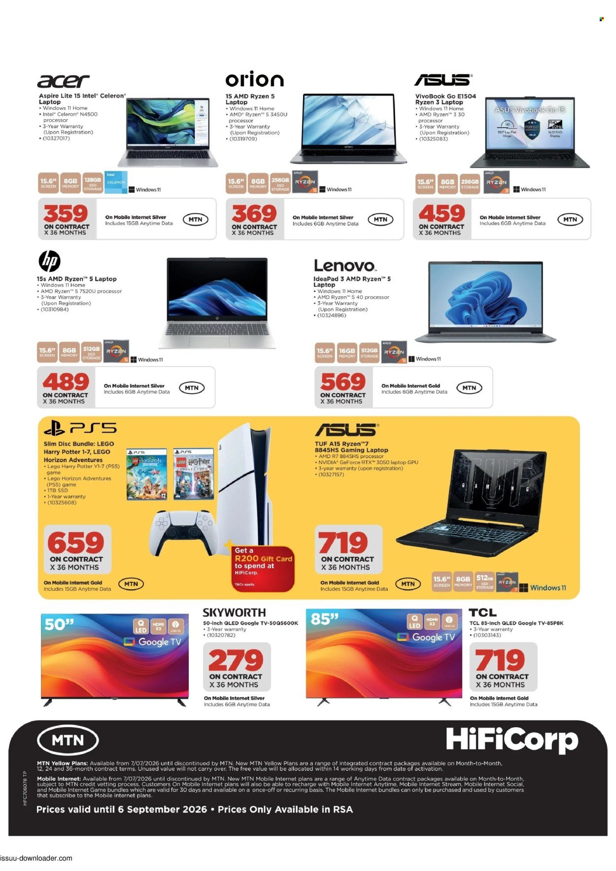 HIFI CORP specials - From Friday 7 Aug 2026