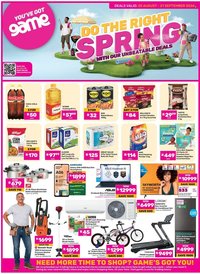 GAME specials - Do The Right Spring