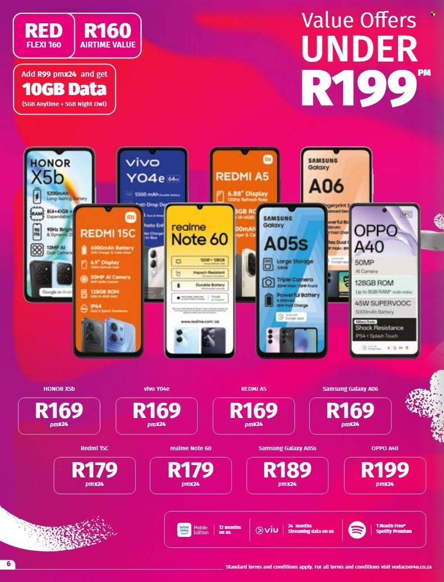 VODACOM specials - From Tuesday 7 Oct 2025 (2025-10-07 - 2025-11-06) | 6