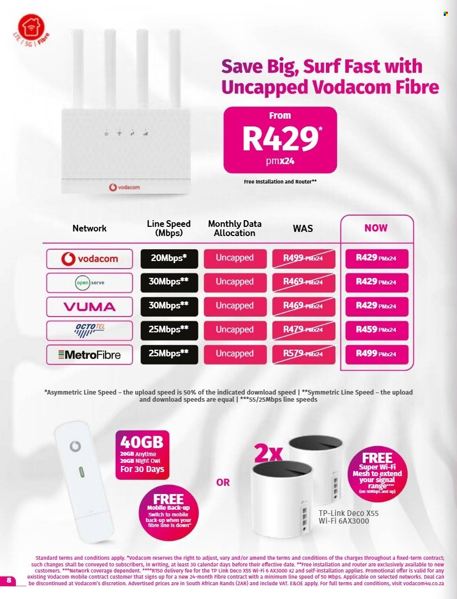 VODACOM specials - From Tuesday 7 Oct 2025 (2025-10-07 - 2025-11-06) | 8
