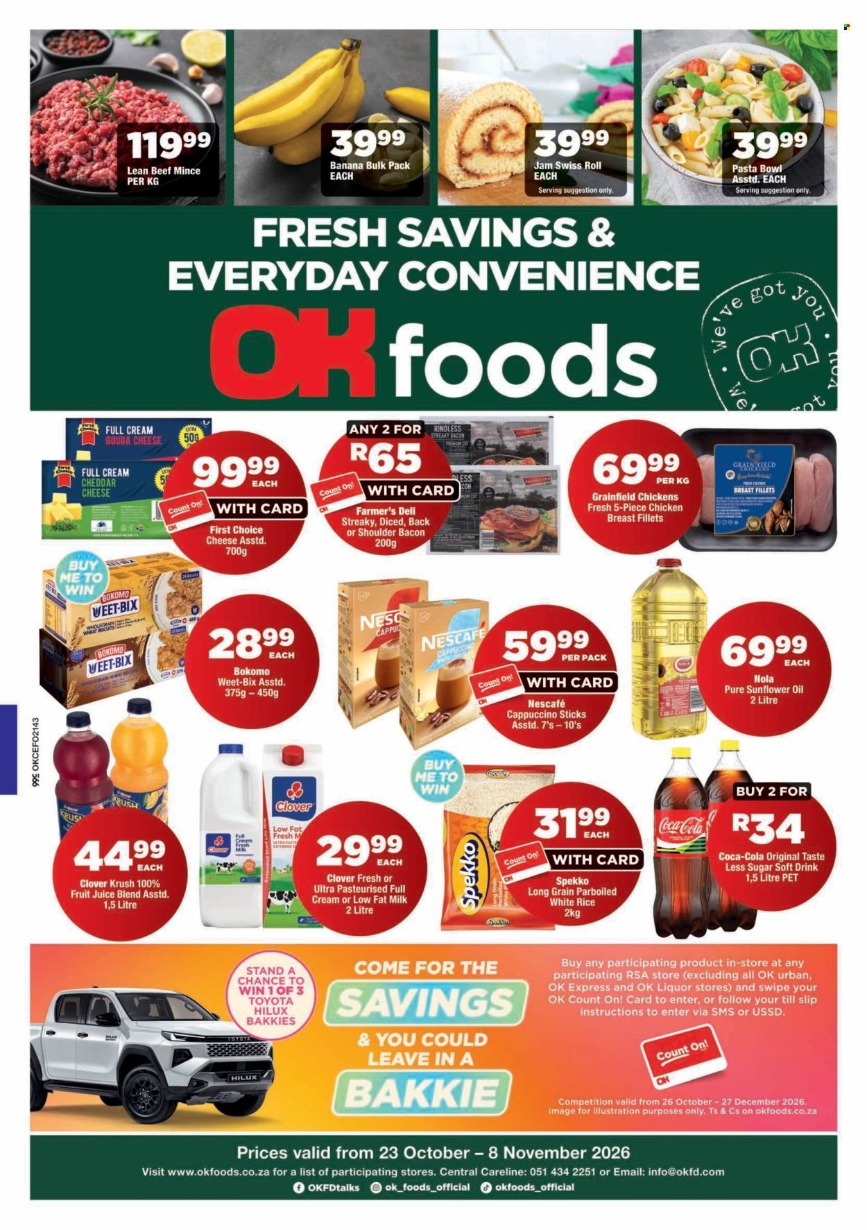 OK FOODS specials - From Friday 23 Oct 2026