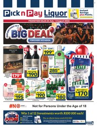 PICK N PAY specials - Liquor Specials