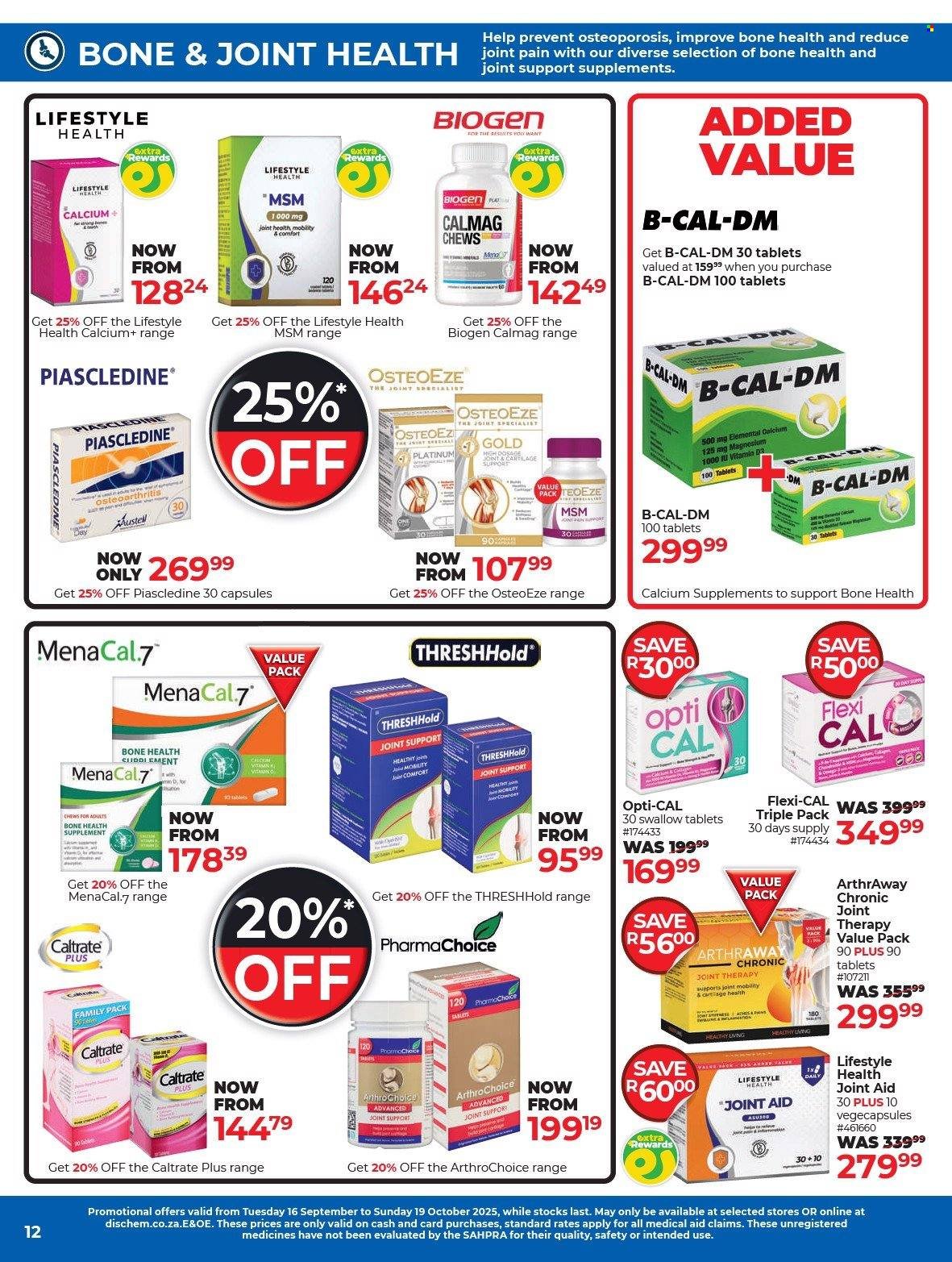 DIS-CHEM specials - Healthy Living (2025-09-16 - 2025-10-19) | 12