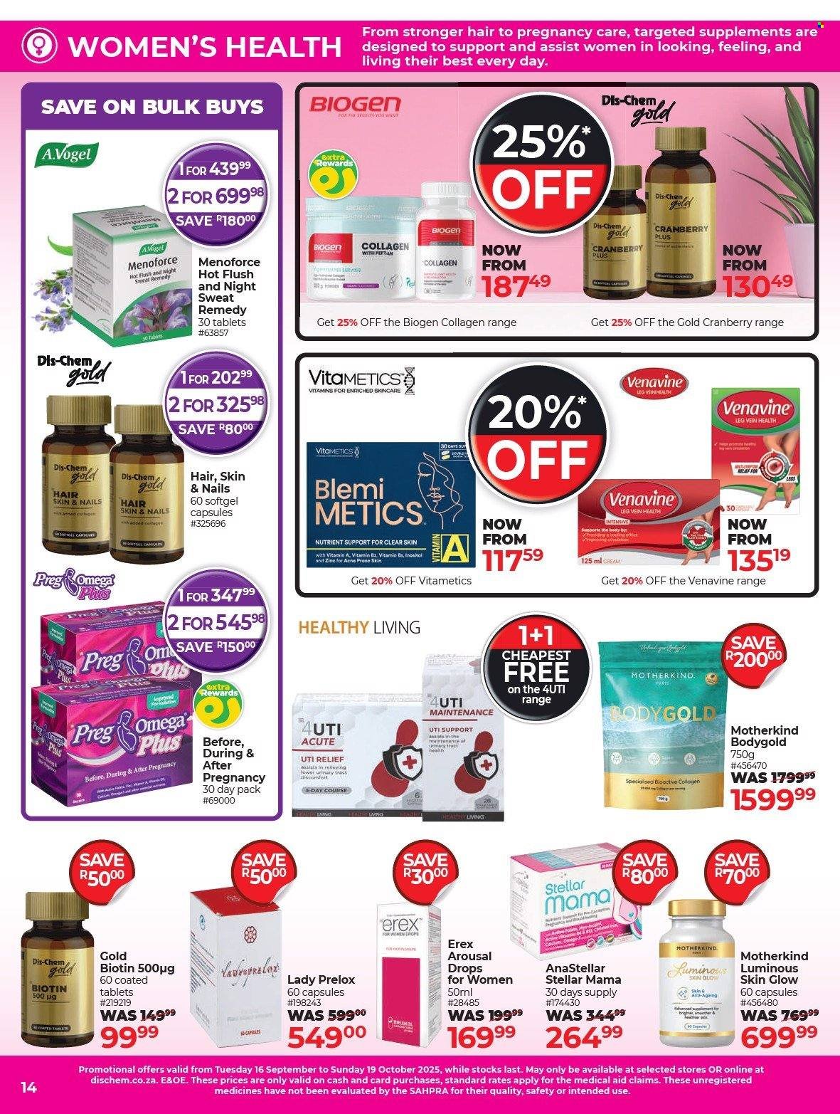 DIS-CHEM specials - Healthy Living (2025-09-16 - 2025-10-19) | 14