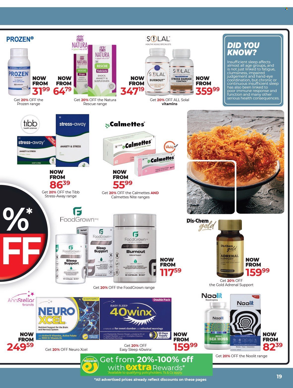 DIS-CHEM specials - Healthy Living (2025-09-16 - 2025-10-19) | 19