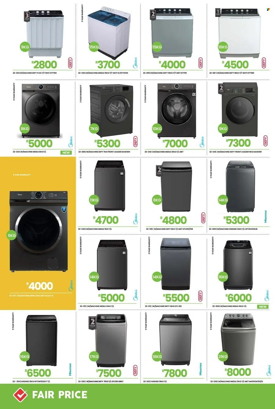 FAIR PRICE specials - From Monday 1 Sept 2025 (2025-09-01 - 2025-09-30) | 4