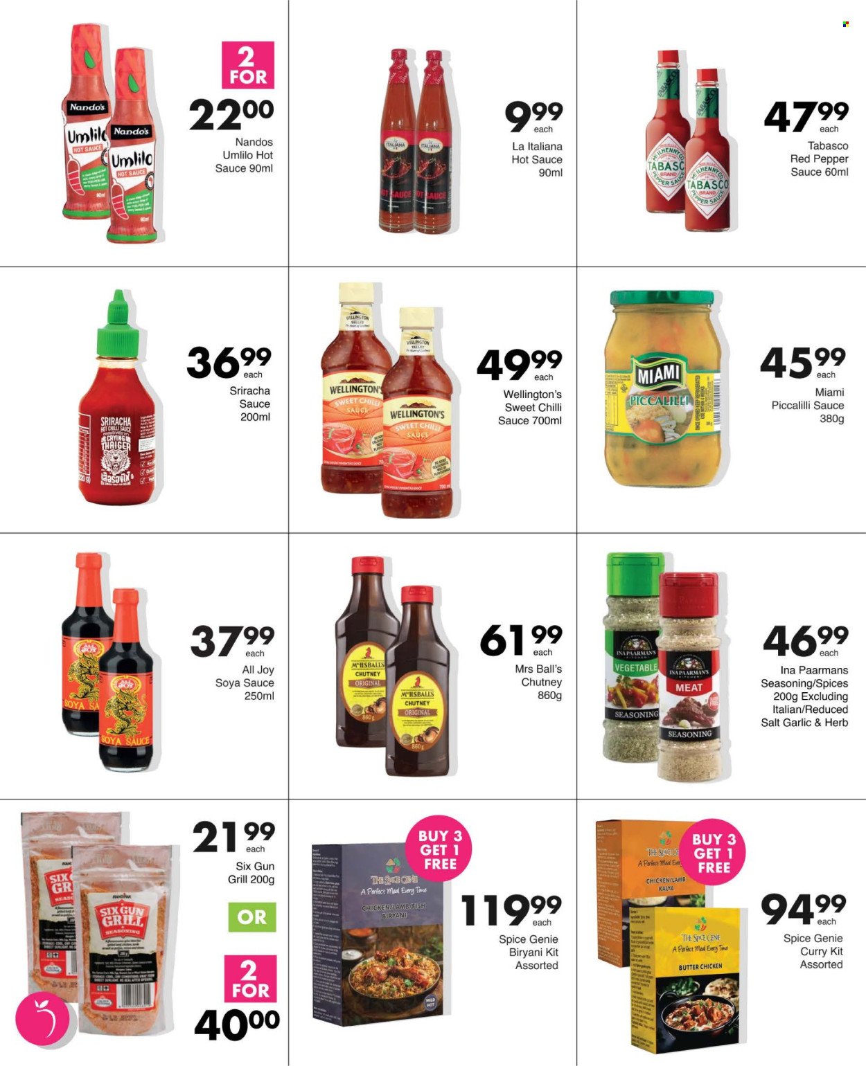 SAVE specials - From Thursday 30 Jul 2026