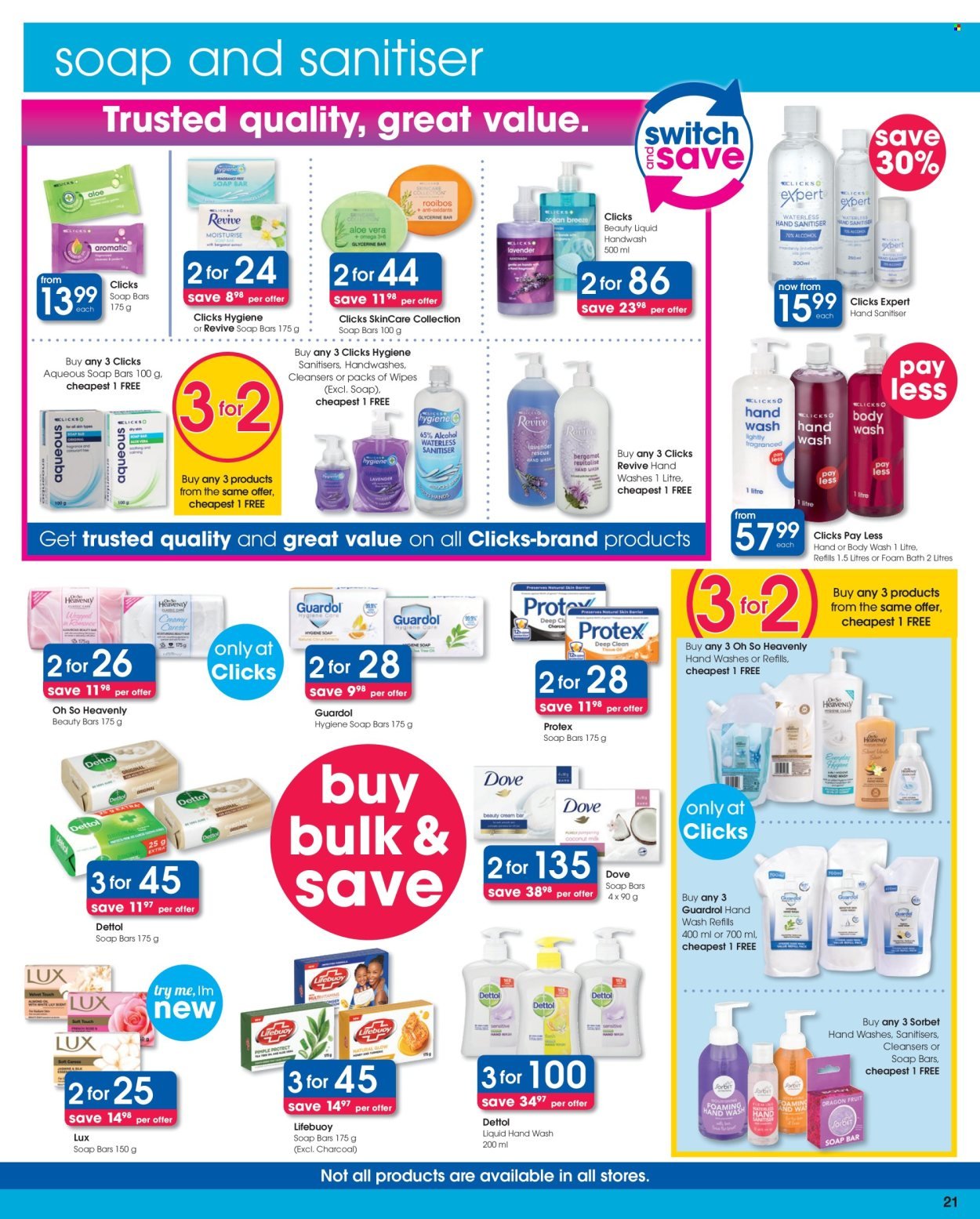 CLICKS specials - From Thursday 21 Aug 2025 (2025-08-21 - 2025-09-08) | 21