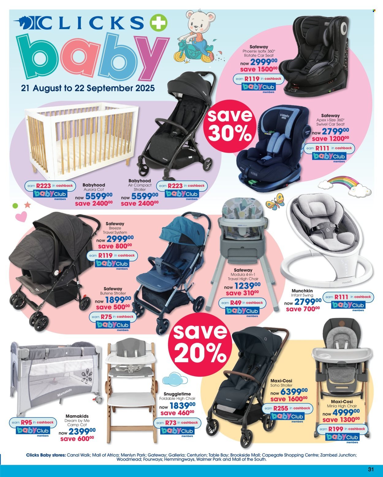 CLICKS specials - From Thursday 21 Aug 2025 (2025-08-21 - 2025-09-08) | 31