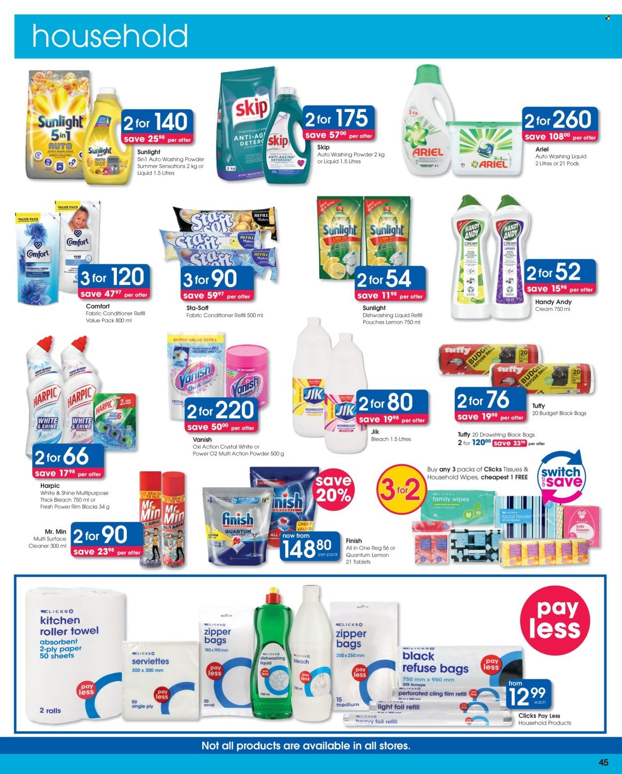CLICKS specials - From Thursday 21 Aug 2025 (2025-08-21 - 2025-09-08) | 45