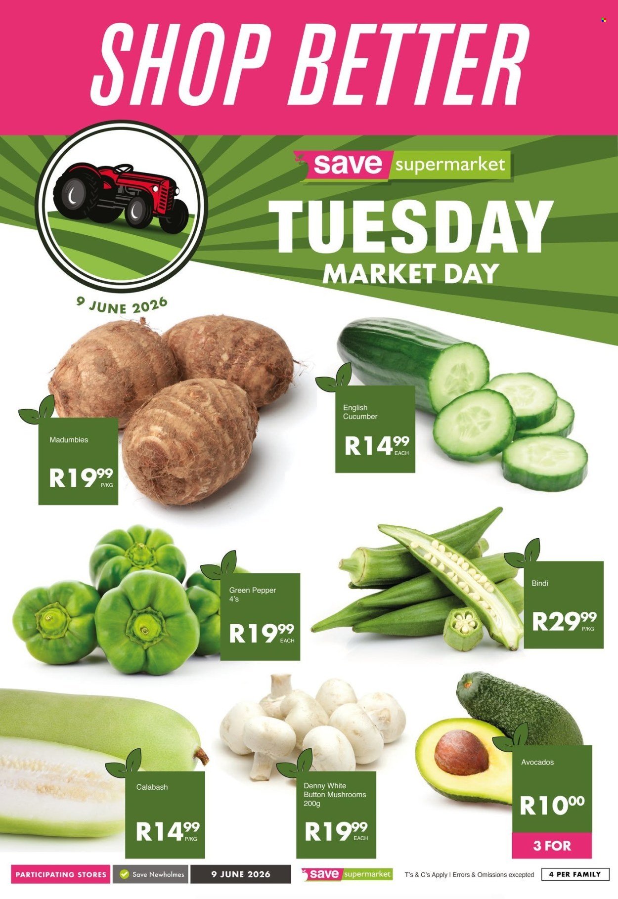 SAVE specials - From Tuesday 9 Jun 2026